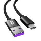 Rocket Games USB-C Connection Cable 2m Black for PS5 Controller