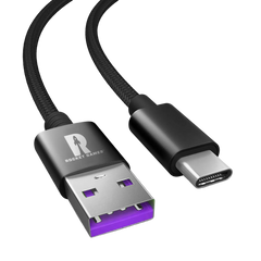 Rocket Games USB-C Connection Cable 2m Black for PS5 Controller