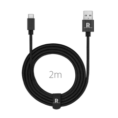 Rocket Games USB-C Connection Cable 2m Black for PS5 Controller