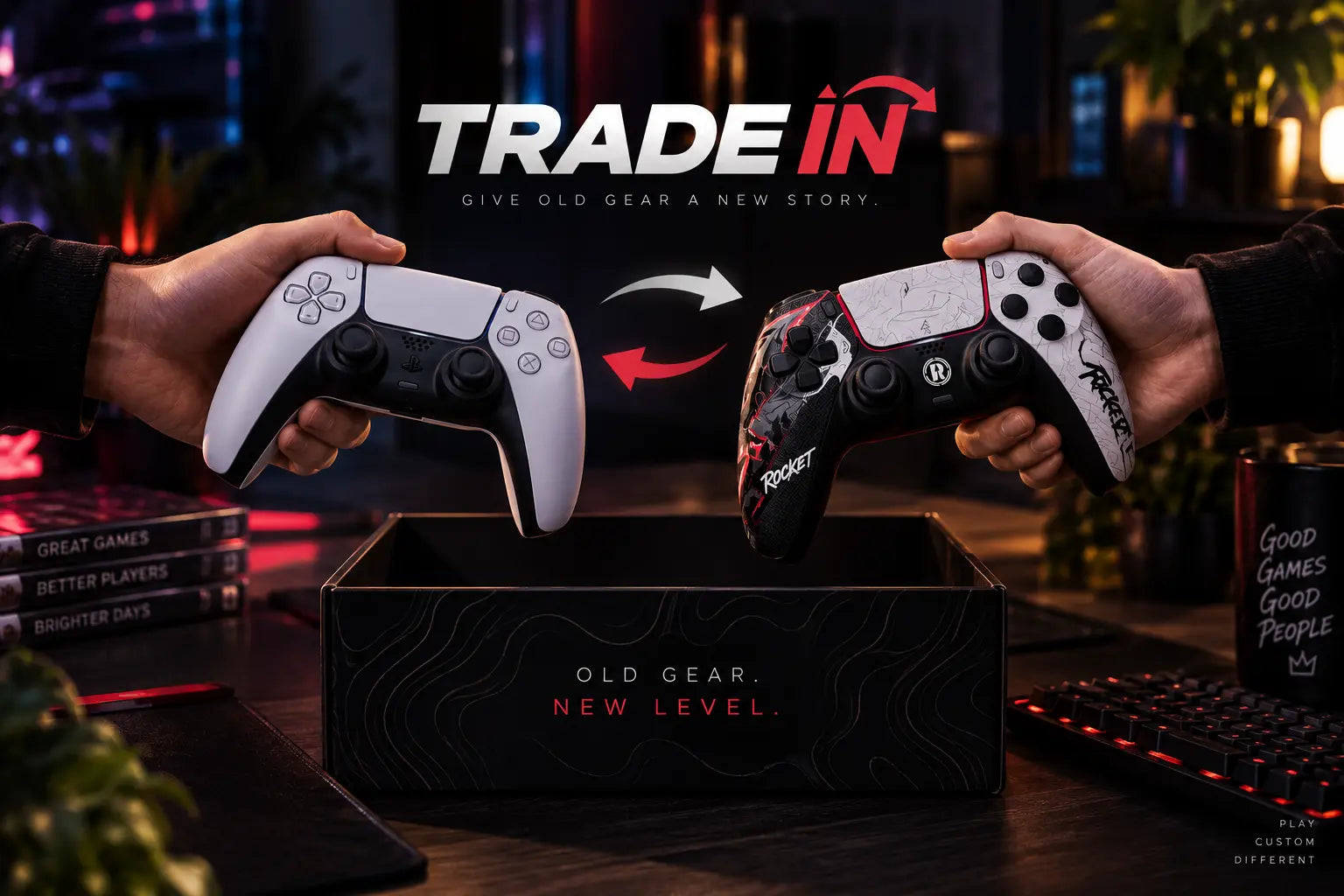 Trade-in: exchange your old controller for a new Rocket controller